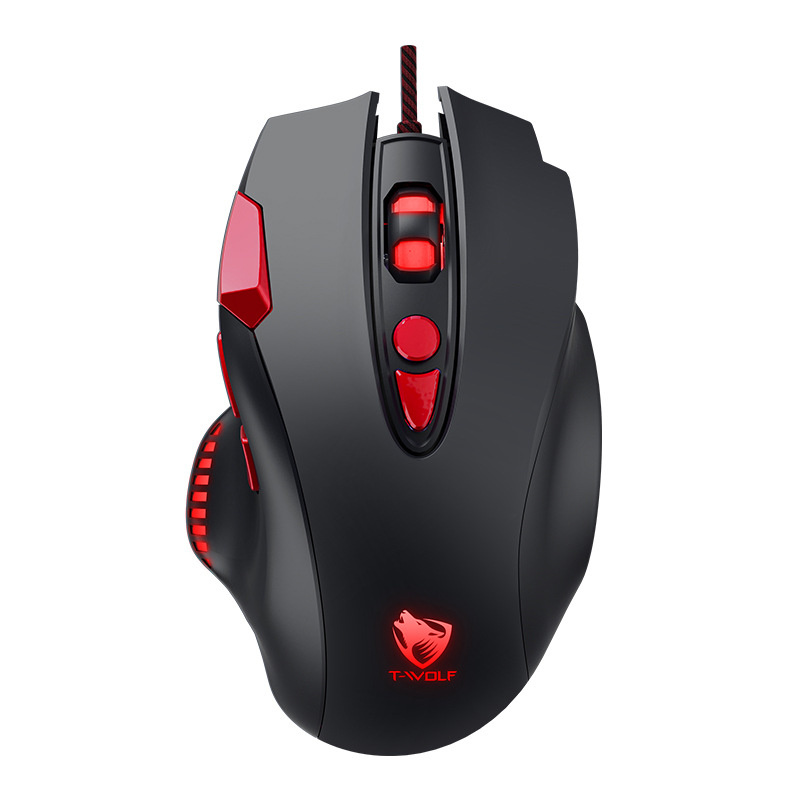 luminous New RGB wired gaming mouse USB interface four speed DPI adjustment eight buttons suitable for des_voghion.com