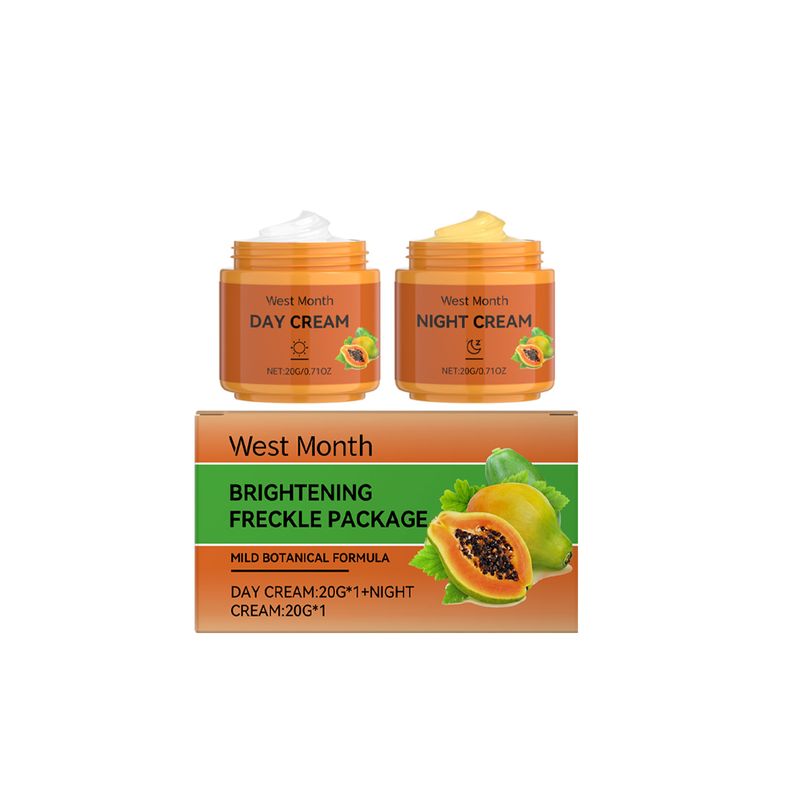 West&Month Papaya Facial Cream Lightens And Improves Facial Hydration, Moisturizes, Brightens And Softens Skin_voghion.com