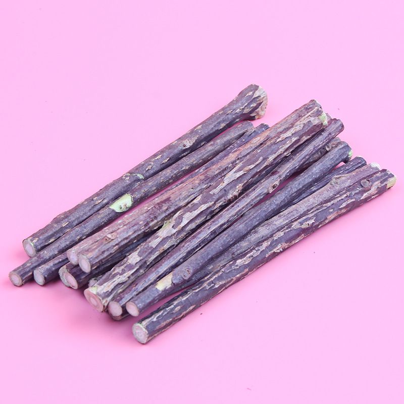 Doğal Atıştırmalık Ahşap Sky Liao 5'li Paket Diş Öğütme Çubuğu Kedi Malzemeleri_voghion.com