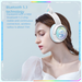 Cuffie Bluetooth Over-Ear 2.4g Cablate Tri-Mode Wireless Cat Ear Design per Ragazze Gaming di Alta Estetica_voghion.com
