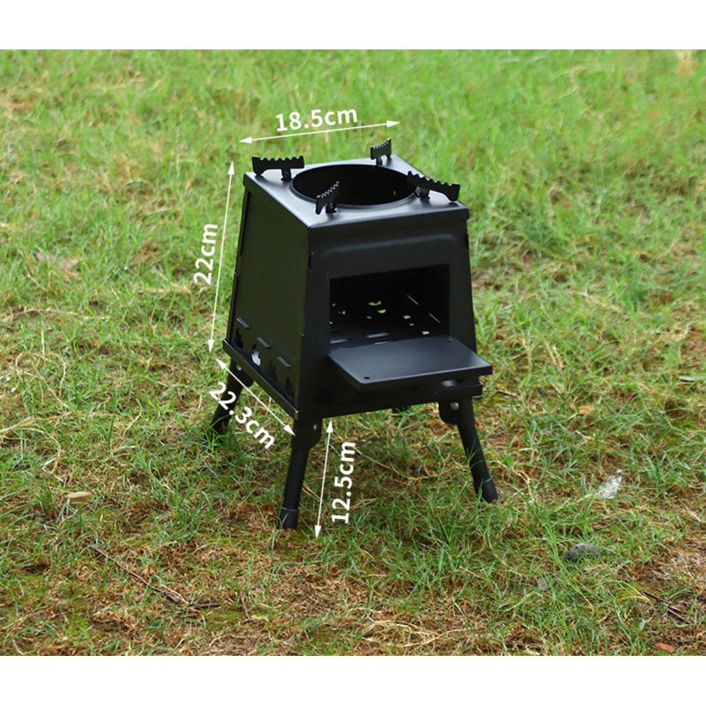 Drewno opałowe, przenośne, kempingowe, do gotowania, składane, do użytku wewnątrz, do ogrzewania, piecyk_voghion.com