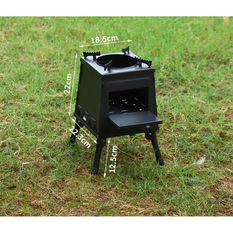 Firewood Outdoor Portable Camping Cooking Foldable Pot Indoor Heating Fire Stove_voghion.com