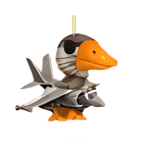 Ciondolo per auto con zaino piatto in acrilico, personaggio dei cartoni animati Tung Tung Tung Sahur Shanhaijing_voghion.com