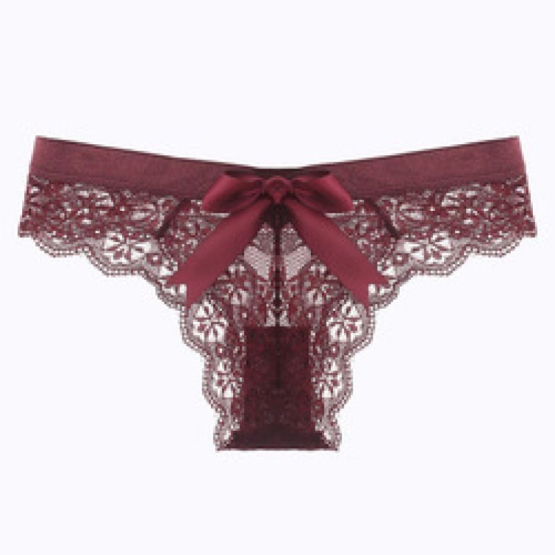 Düşük Bel Fiyonklu Külot Tanga Tanga Ropa İç_voghion.com