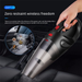 High Power Wet Dry Car Vacuum - Portable Wireless Charging Handheld Dust Collector_voghion.com