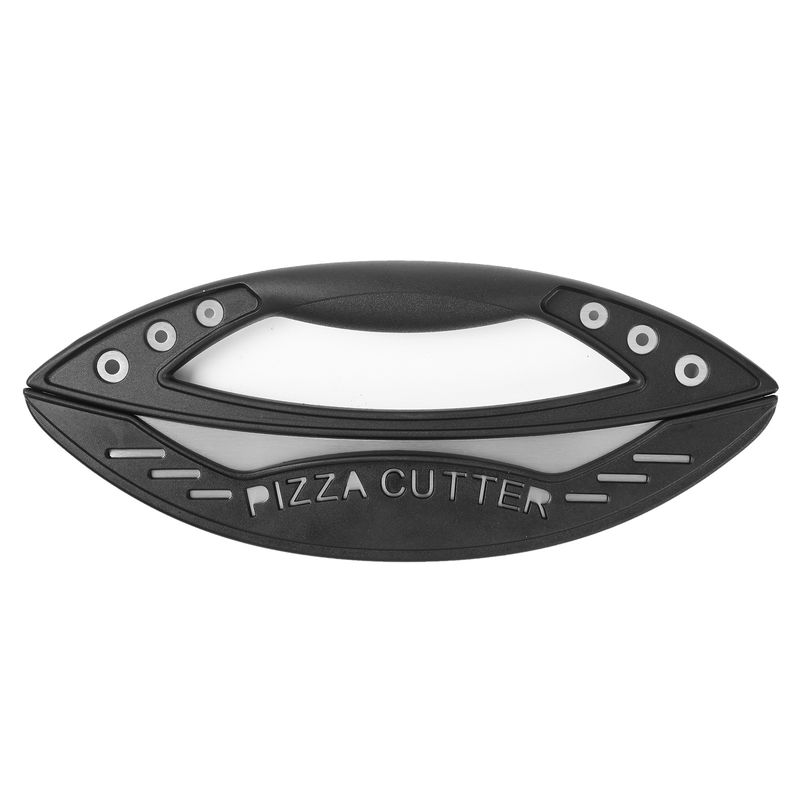 Stainless Steel Cutter Half Round Ring Pizza Herb Large Multi-Functional Slicing Knife Baking Tool_voghion.com