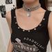 Collier à pampilles en perles croisées de style gothique punk pour femme, chaîne de clavicule lourde et sombre_voghion.com