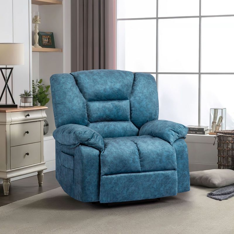 Living Room Recliner Chair Sofa With Massage And Heating_voghion.com