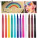 Multicolor matte non smudging white eyeliner liquid eye shadow pen 12 sets_voghion.com