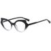 Cat Eye Anti Blue For Women, Gradually Changing Color Flat Light Glasses, New Style, Plain Small Face, Versatile Glasses_voghion.com