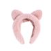 Plüsch-Stirnband mit Katzenohren und breiter Krempe zum Waschen des Gesichts, Make-up-Stirnband im koreanischen Stil für Damen im Herbst und Winter, Haare_voghion.com