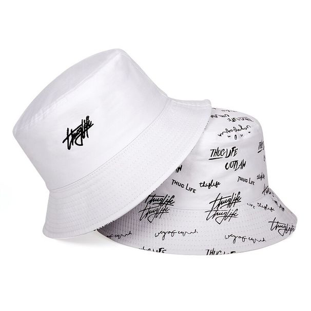 Cappelli da pescatore con stampa a lettere unisex, in vendita calda, con personalità, per esterni, casual, con protezione solare_voghion.com