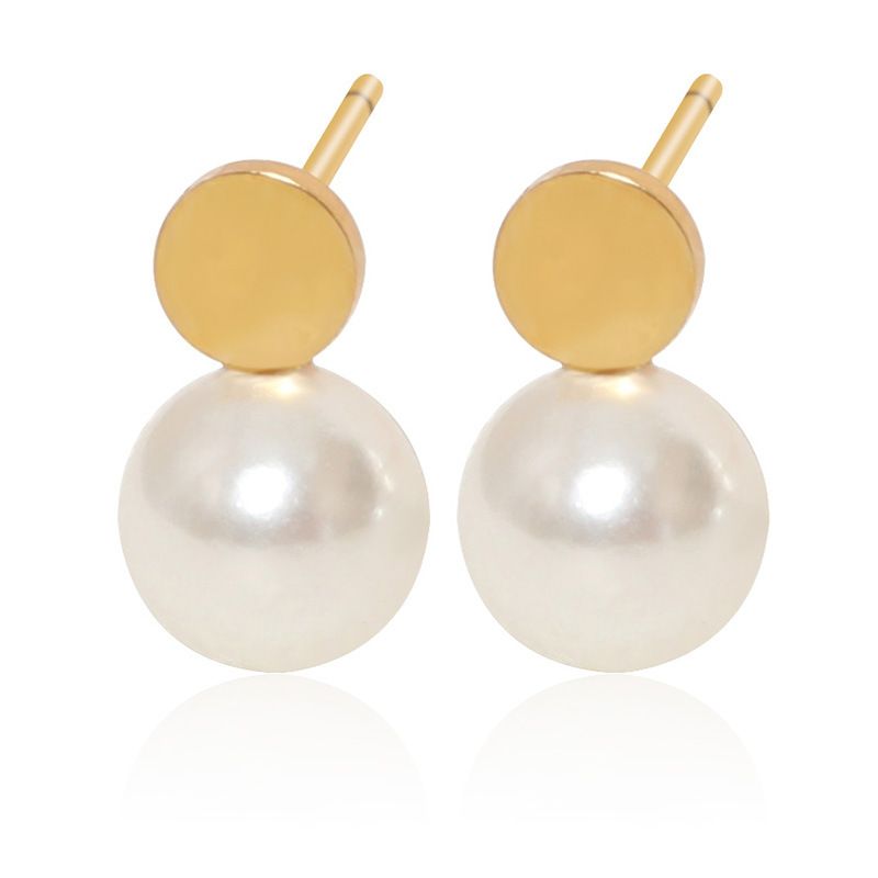 Set di gioielli all'ingrosso in stile semplice, colore solido, in acciaio inossidabile 304, con intarsi di strass_voghion.com