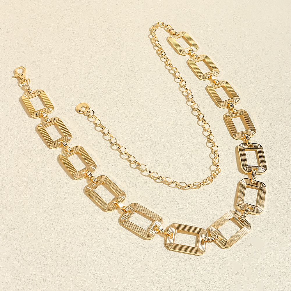 Gürtel Design Sinn Metall Dekoration Für Kleid Anzug Jacke Punk Stil Körper Kette_voghion.com