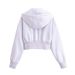 European And American Spring And Autumn Women's Hooded Sweatshirt Suit Fashion Casual Zipper Slim Sweatpants 3 Piece Suit_voghion.com