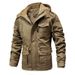 Men’s Vintage Workwear Jacket – Hooded Cotton Utility Coat With Fleece Lining & Multi-Pockets (S-XXXL, 3 Colors)_voghion.com
