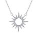 Tancise S925 Collana in argento sterling leggero di lusso con ciondolo a forma di luna scavata Collana versatile alla moda da donna_voghion.com