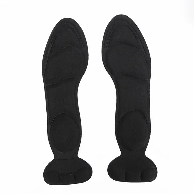 2-6 stk Kvinder højhælede sko Memory Foam indlægssåler Anti-slip skærbar indersål Komfort åndbar fodpleje Massage sko puder_voghion.com