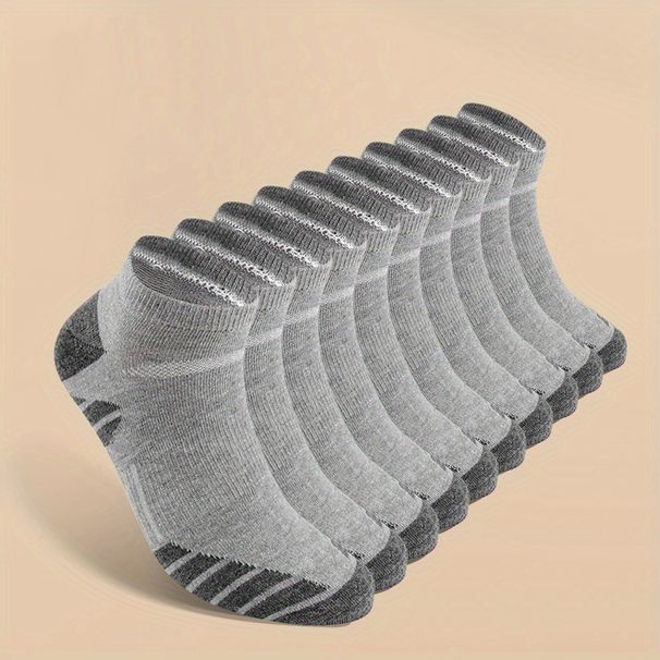 Men's Sock New Style For Students Trendy All Match Sports Boat Sweat Absorbent And Comfortable Shallow Mouth Short Socks_voghion.com