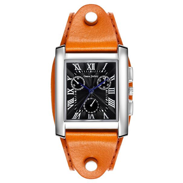 Vollständig verwalteter Anti-Atom-Preis, echtes Lederarmband, Herren-Quarzuhr, modische Punk-Uhr für Herren, Panzeruhr_voghion.com