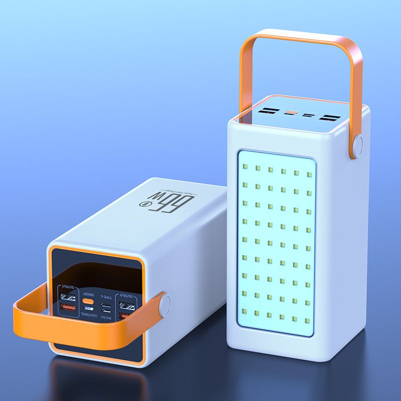Power Bank Large Capacity 66W Super Fast Charging 3/5/7/90,000 MAh Power Bank LED Camping Light Mobile Power Bank_voghion.com
