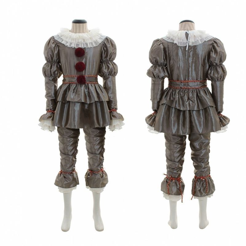 Clown returns ghost Cosplay Halloween costume clown Pennywise_voghion.com