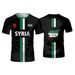 Nieuw Syrië Voetbalshirt Heren Sport Syrische Vlag Straat Oversized Tops Unisex Casual Grafische T-shirts Heren Geschenken_voghion.com
