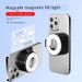 Magnetisk sugekop mobiltelefon udfyldningslys egnet til iPhone bærbar håndholdt selfie-belysning praktisk gadget_voghion.com