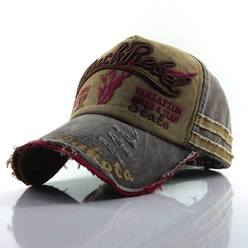 Heißer 100% gewaschene Baumwolle Baseball Cap Snapback Caps Retro Brief Knochen Hüte für Männer Frauen Gorras Hombre Dad Casual_voghion.com