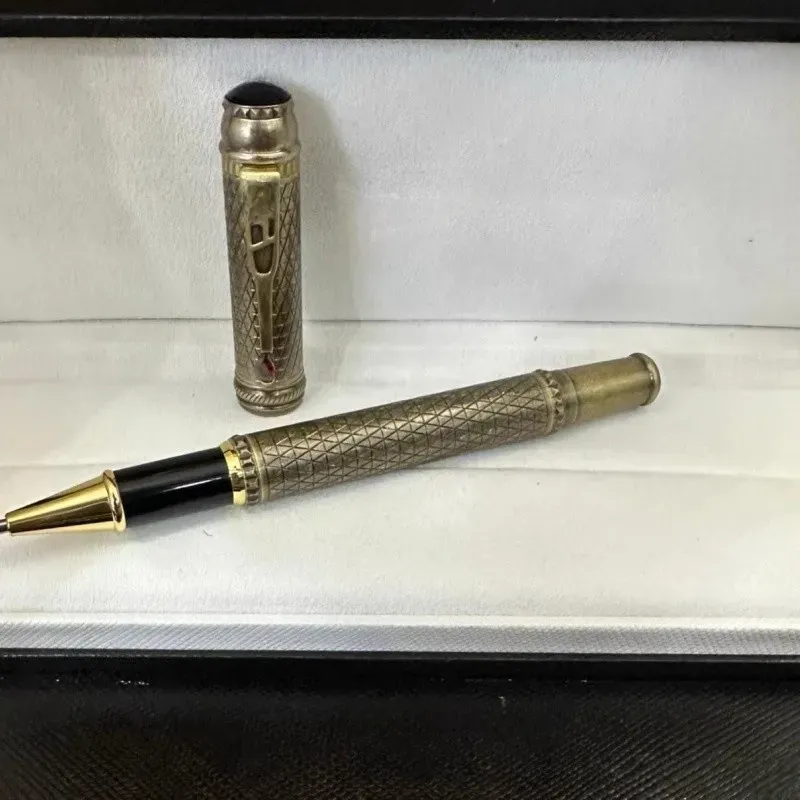 Penna a sfera a rullo / penna a sfera / penna stilografica in resina nera e cristallo Monte di lusso all'ingrosso, cancelleria per ufficio, regalo Bn03_voghion.com