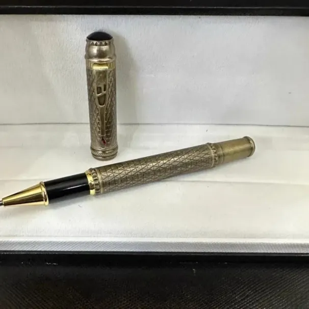 Penna a sfera a rullo / penna a sfera / penna stilografica in resina nera e cristallo Monte di lusso all'ingrosso, cancelleria per ufficio, regalo Bn03_voghion.com