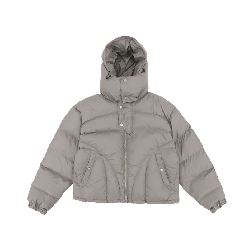 Men's Clothing Club American high street functional style niche design hooded warm cotton jacket thick casual cotton jacket_voghion.com