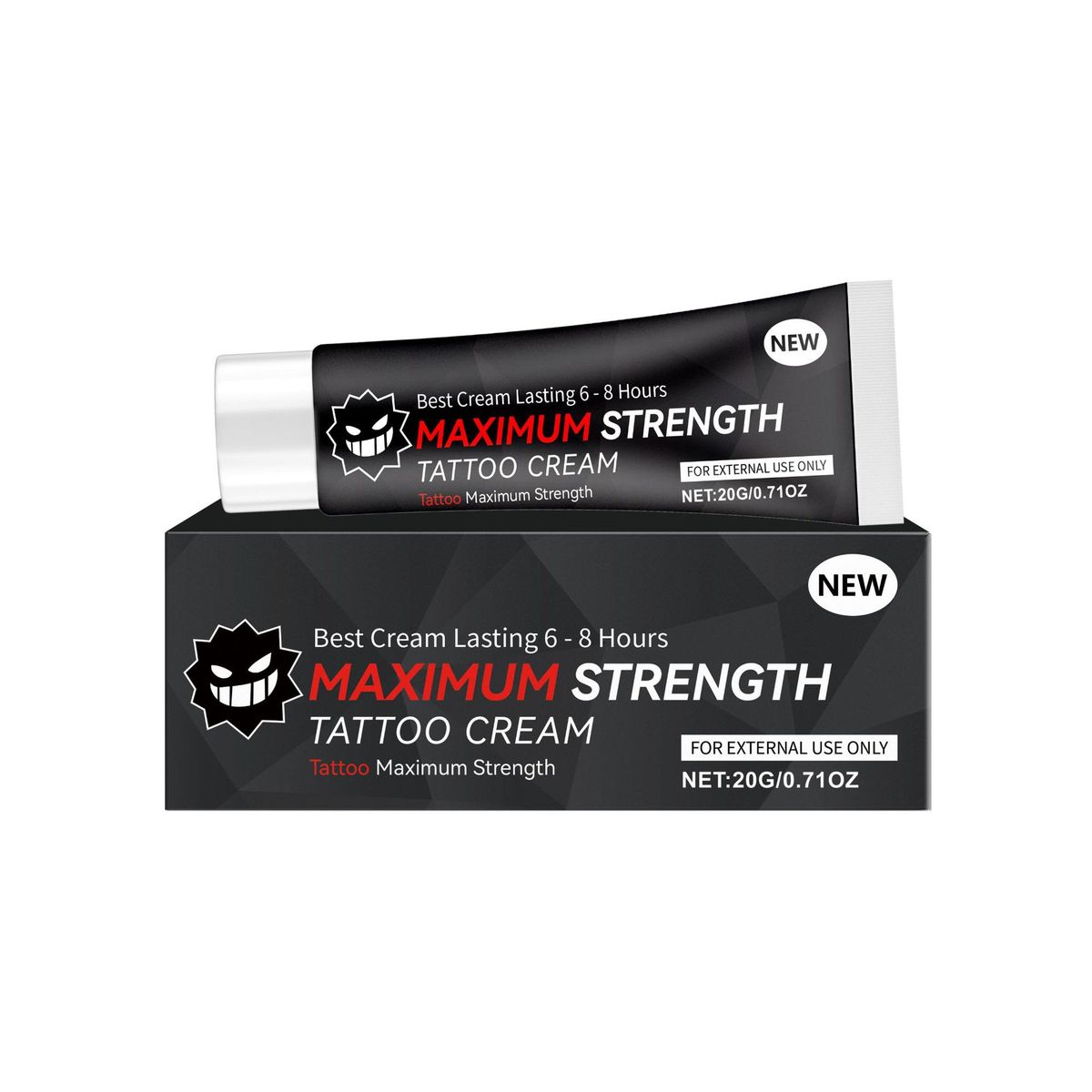 Zachte formule, reinigende, comfortabele en hydraterende gel voor de huid, tatoeagekleurverzorging_voghion.com