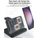 4 Samsung Z Fold 5 4 3 S23 Ultra Foldable Wireless Charger Stand Fast Charging Dock Station For Galaxy Watch 6 Buds2_voghion.com