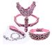 Anti-Bite Rivet Three-Piece Collar Set Super Cool Bullet Head Harness Pet Leash_voghion.com