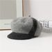 Korean Fashion Octagonal Women's Hat, 2025 Fall And Winter New Models, High-end Thickened Warm British Style Duckbill Hat, Face Shape_voghion.com