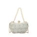 Sweet Chiffon Floral Evening Handbag Box For Women 2025 New Pearl Chain Lock Single Shoulder Crossbody Bag_voghion.com