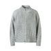 Men's Clothing retro half high collar zipper knitted jacket men's zipper cardigan sweater top_voghion.com