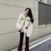 Faux Fur Jacket – Short Plush Toscana Fox Coat In Cream (S-XL, Winter-Ready)_voghion.com