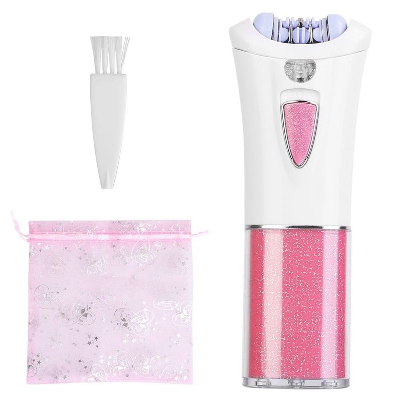 Glide Epilator For Women Cordless Women Shaver Facial Body Hair Remover Razor For Women Electric Tweezers Bikini Epilator Trimmer With LED Light_voghion.com
