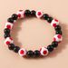Ensemble de bracelets de supporter de football – Bracelets ajustables de style sportif pour hommes et femmes_voghion.com