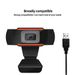 2K 1080P Full HD Computer Web PC Webcam With Microphone USB Plug Autofocus For Live Video Call Living Conference Camera_voghion.com