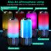 Wireless Portable Speaker Loud Stereo Speaker With 6 Color Changing Lights Radio Party TWS Speaker For Home Outdoor Travelling_voghion.com