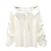 Damenbekleidung One-Shoulder-Tops für Damen im Frühherbst, neues Design, Nischenhemden, stilvolle und sorgfältige Hemden mit freiliegendem Schlüsselbein_voghion.com