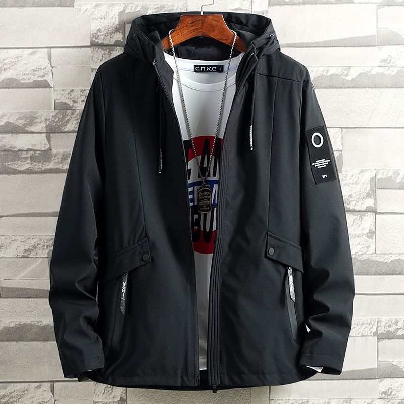 ​Herren-Kapuzenjacke in Übergröße mit Fleecefutter – Warmer und bequemer Übermantel für große und kräftige Herren (Grau, Schwarz, Armeegrün)​_voghion.com