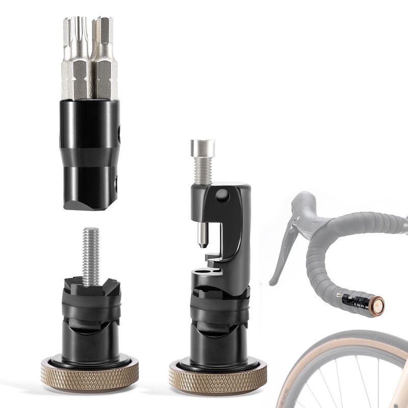 ROCKBROS Road-to-Sky attrezzo multifunzionale per bici 5 in 1 set di riparazione come tappi per manubrio_voghion.com