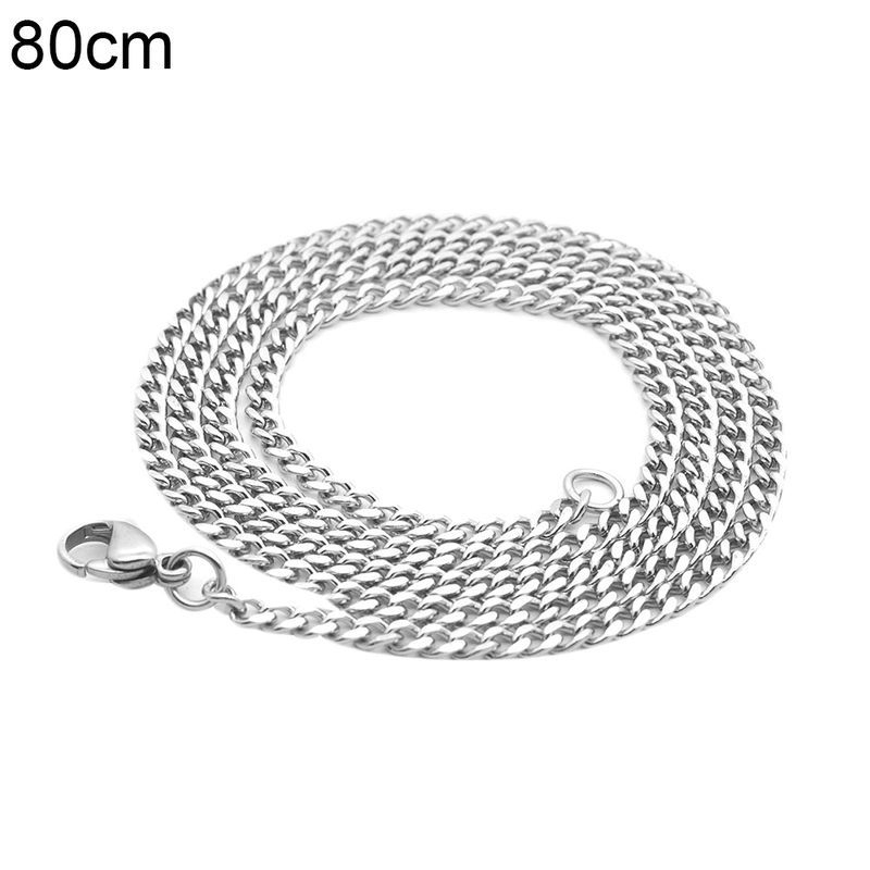 Vente Lihao mode titane acier sac à main chaîne bricolage sac à bandoulière sac à main sangle accessoires-50 cm_voghion.com