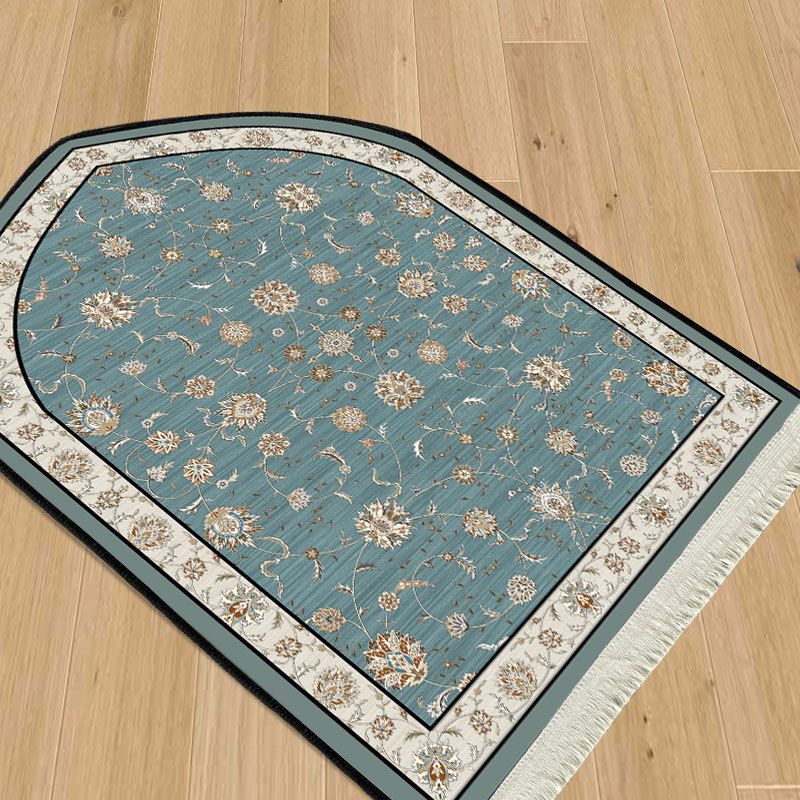 Non-Slip Fringed Area Rug - Thickened Multi-Color Carpet With Anti-Wear & Easy-Clean Design_voghion.com