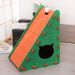 Triangular Scratching Vertical Wear-Resistant Non-Shedding Felt Bed Integrated Cat Claw Grinding Board Climbing Mat_voghion.com