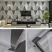 Dreieckiger geometrischer abstrakter selbstklebender wasserdichter Schlafzimmer-Wohnzimmer-Dekoration, abnehmbarer Wapaper-Hintergrund_voghion.com